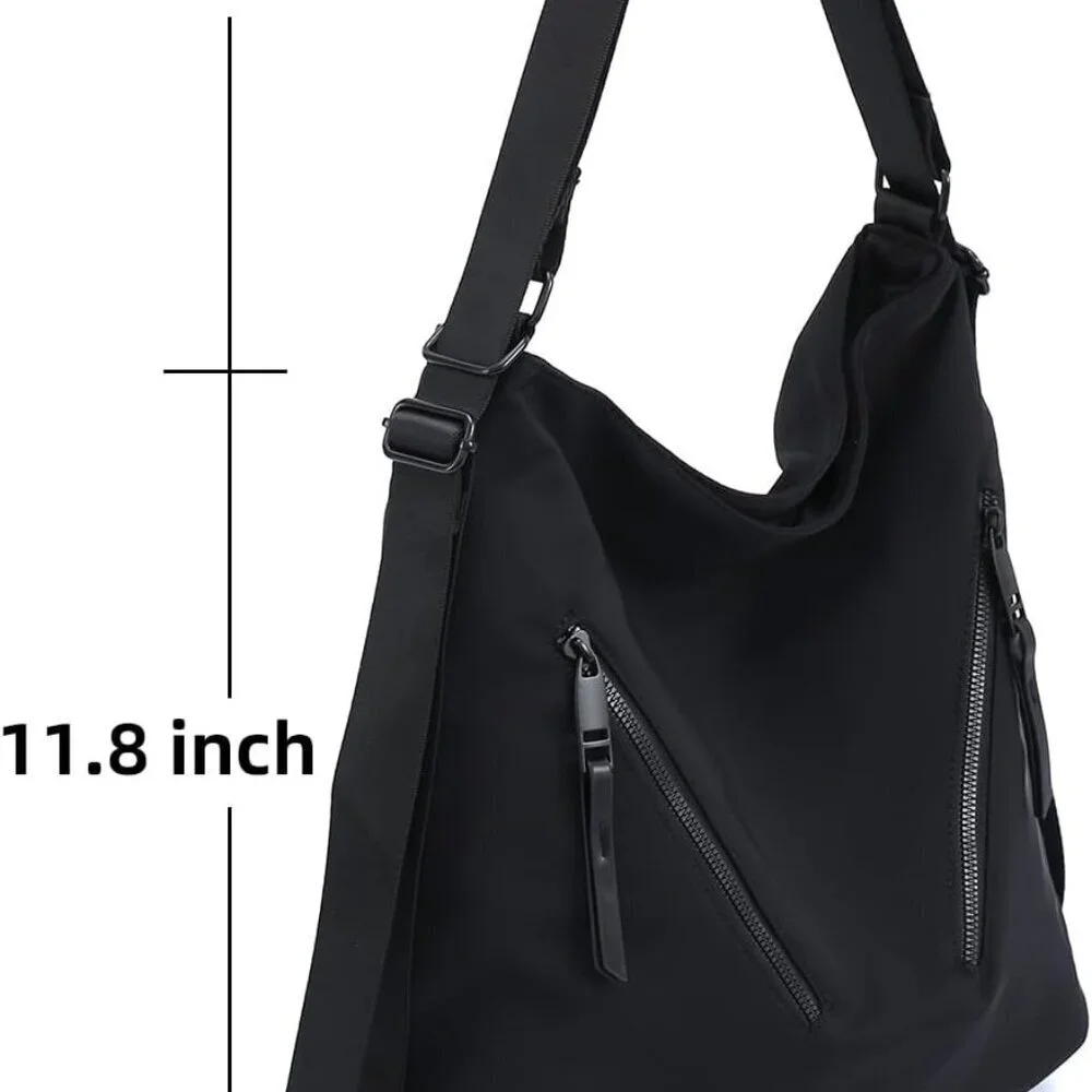 Women Hobo Bag Nylon Large Capacity Shoulder Crossbody Casual Tote